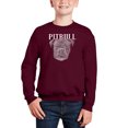 thumbnail image 1 of Pitbull Face - Boy's Word Art Crewneck Sweatshirt, 1 of 3
