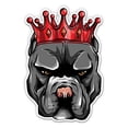 thumbnail image 1 of Pitbull King - 8" Vinyl Sticker - For Car Laptop I-Pad - Waterproof Decal, 1 of 1