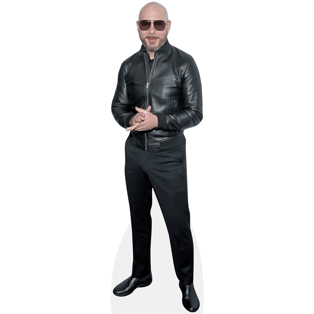 Pitbull (Leather Jacket) Lifesize Cardboard Cutout Standee
