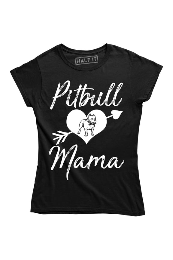 Pitbull Mama American Bully Dog Funny Puppies Lover Women's T-Shirt