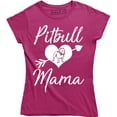 thumbnail image 1 of Pitbull Mama American Bully Dog Funny Puppies Lover Women's T-Shirt, 1 of 4
