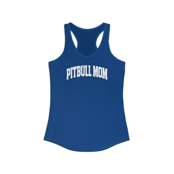 Pitbull Mom Mother's Day Tank Top Gifts Shirt Womens Sleeveless