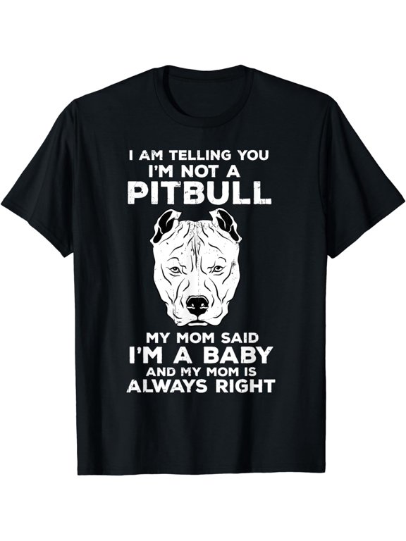 Pitbull Mom Pit Bull Terrier Dog Lover Owner Mommy Pibble T-Shirt
