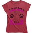 thumbnail image 1 of Pitbull Mommy I M Not Just A Dog Person Hanes Tagless for Women T-Shirt, 1 of 4