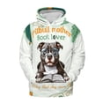 thumbnail image 1 of Pitbull Mother Book Lover Happy Mother's Day All Over Print 3D Hoodie Unisex Merch Hoodies Terrier Dog Lover - 03004, 1 of 6