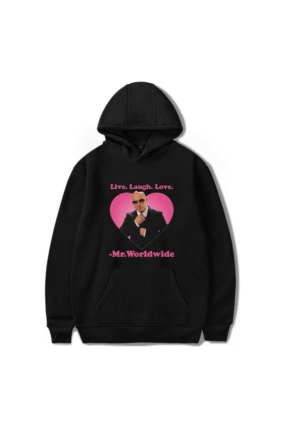 Mr.Worldwide Hoodies Rap Merch Fashion Winter For Men Women Long Sleeve Sweatshirt Streetwear
