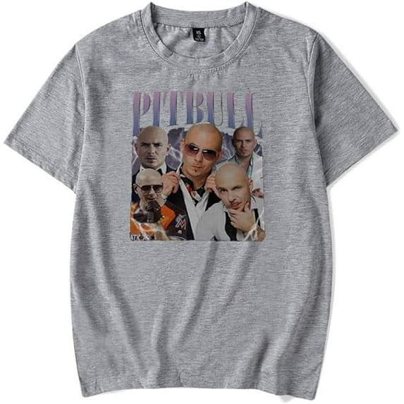 Pitbull Mr.Worldwide Logo Merch T-Shirt Women/Men Summer Cosplay Tshirt Shortsleeve Tee