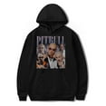 thumbnail image 1 of Pitbull Mr.Worldwide merch  hooded  drawstring pocket sweatshirt men/women Pullovers, 1 of 7