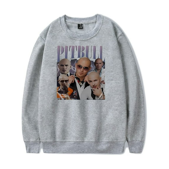 Pitbull Mr.Worldwide merch sweater capless crewneck sweater men/women vintage pullovers