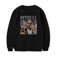 thumbnail image 1 of Pitbull Mr.Worldwide merch  sweater  capless crewneck sweater men/women  vintage pullovers, 1 of 7