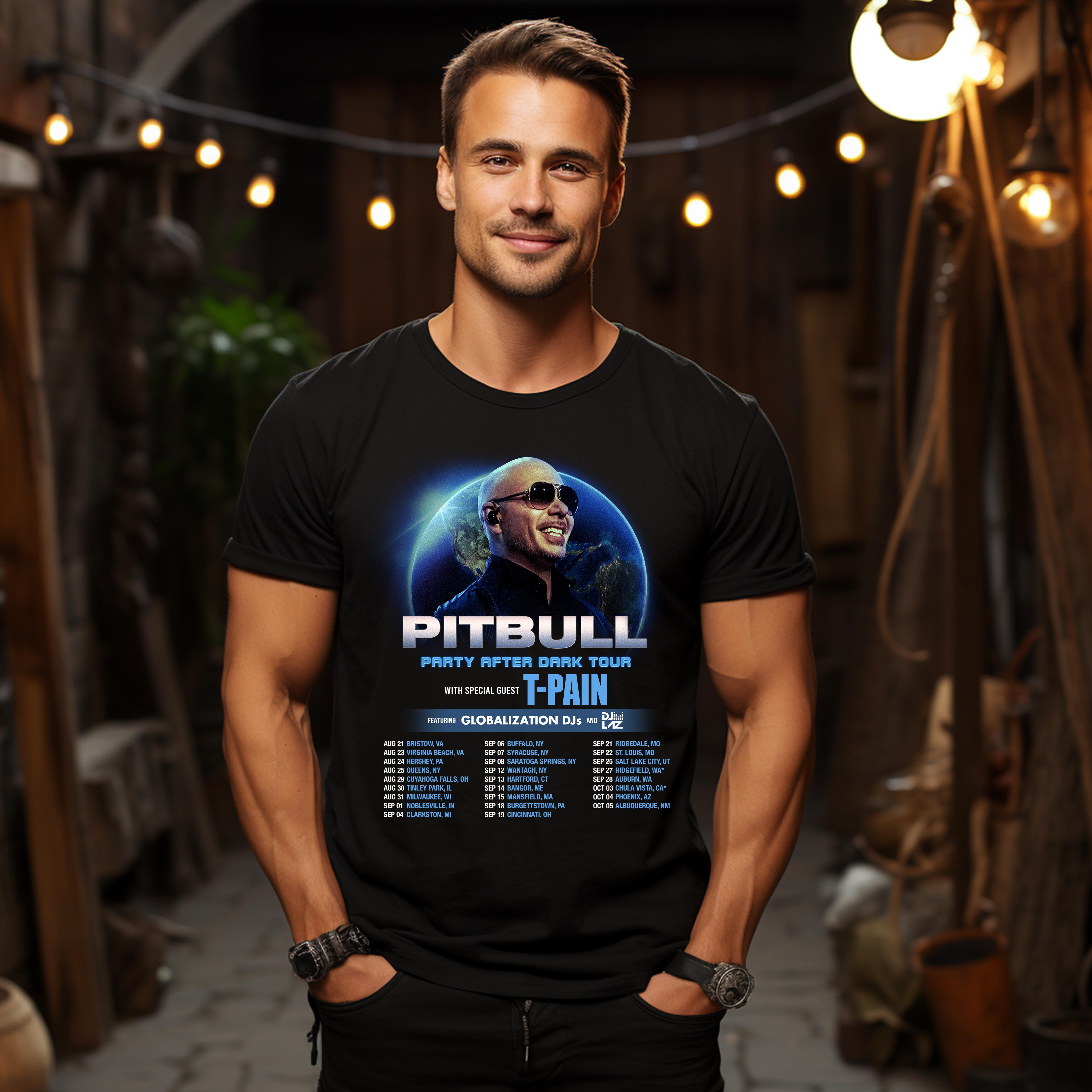 Pitbull Party After Dark Tour 2024 Shirt, Pitbull 2024 Concert Shirt