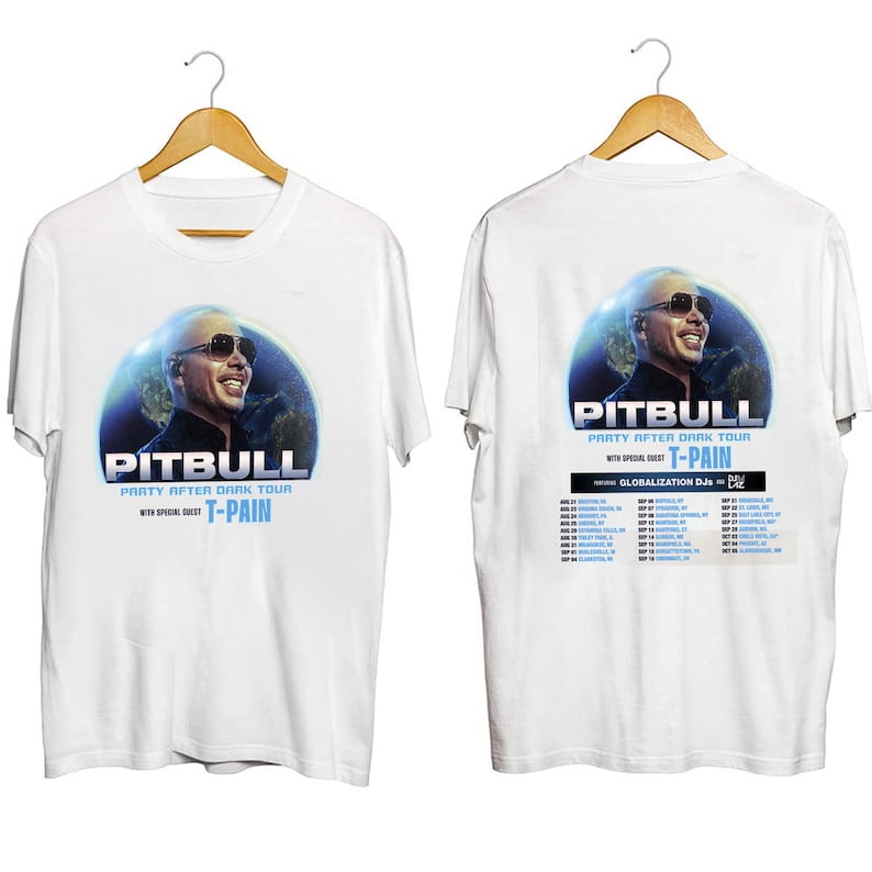 Pitbull Party After Dark Tour 2024 Shirt, Pitbull 2024 Concert Shirt
