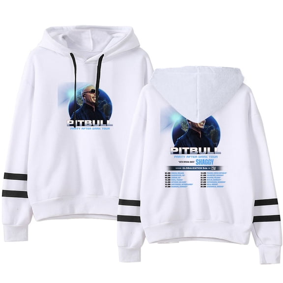 Pitbull Party After Dark Tour 2025 Sweatshirt Merch Men/Women Unisex Long Sleeve Hooded Fashion Streetwear