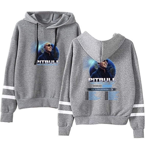 Pitbull Party After Dark Tour 2025 Sweatshirt Merch Men/Women Unisex Long Sleeve Hooded Fashion Streetwear