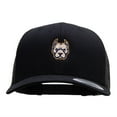 thumbnail image 1 of Pitbull Portrait Embroidered Retro Trucker Cap - Black OSFM, 1 of 5