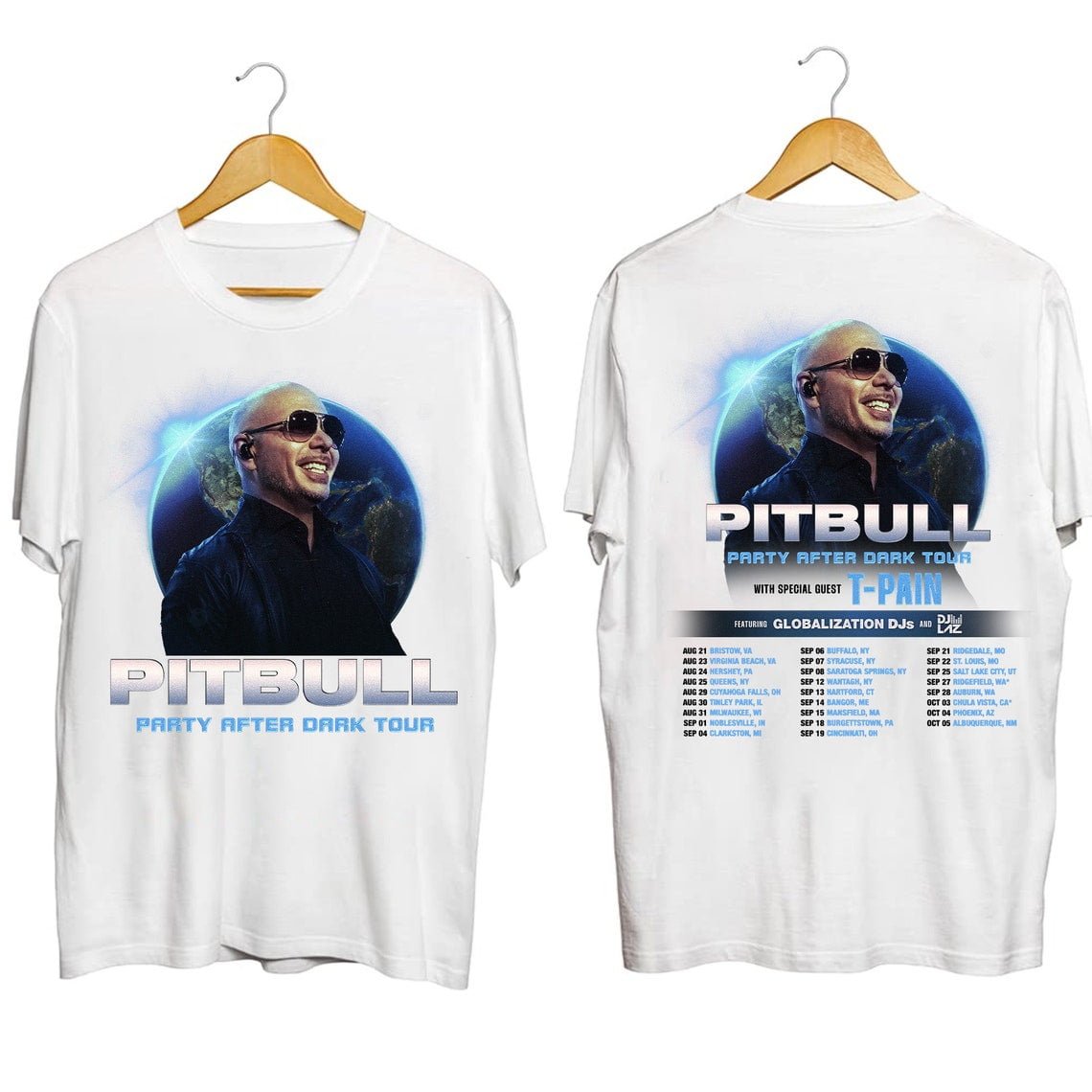 Pitbull Shirt Party After Dark Tour 2024 Shirt, Pitbull Fan Shirt