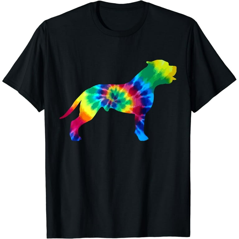 Tie dye pitbull shirt shop
