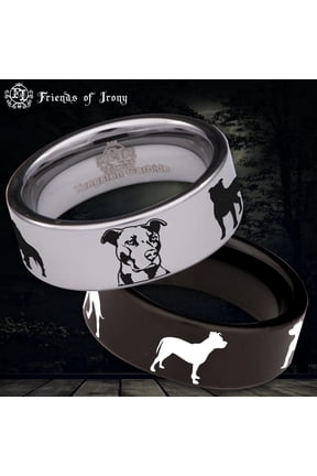 Pitbull Tungsten Carbide Ring