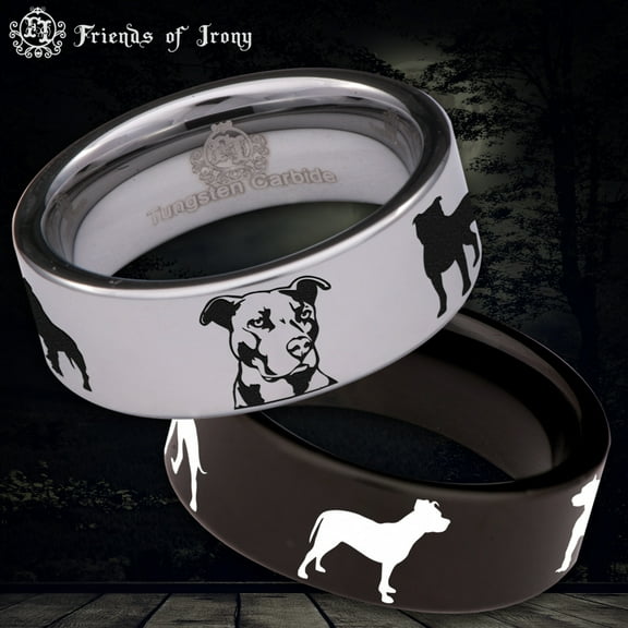 Pitbull Tungsten Carbide Ring