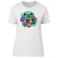 thumbnail image 1 of Pitbull With Headphones T-Shirt Women -Image by Shutterstock, Female XX-Large, 1 of 2