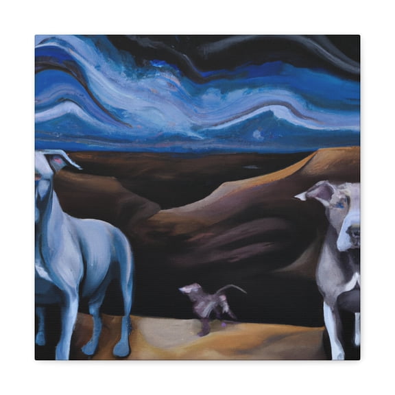 "Pitbull in Surreality" - Canvas