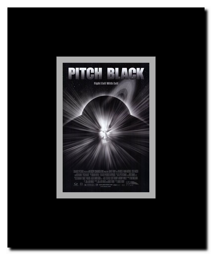 Pitch Black Framed Movie Poster