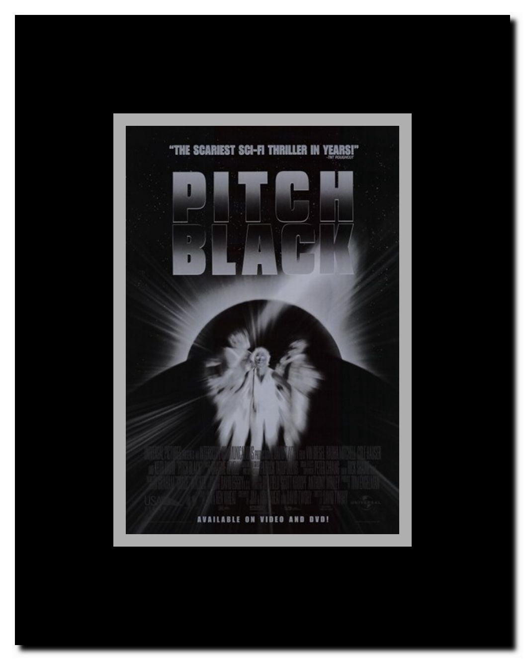 Pitch Black Framed Movie Poster