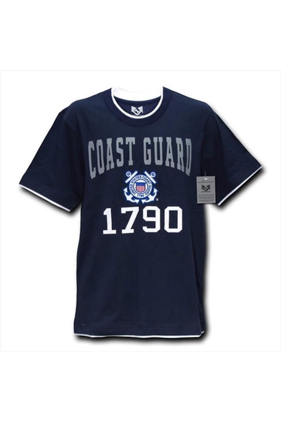 Pitch Double Layer Tee, Coast Guard, Navy, Small