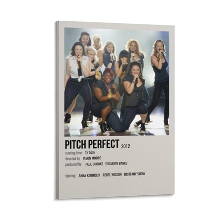 Pitch Perfect Movie Poster Picture Print Wall Art Poster Painting Canvas Posters Artworks Gift Idea Room Aesthetic