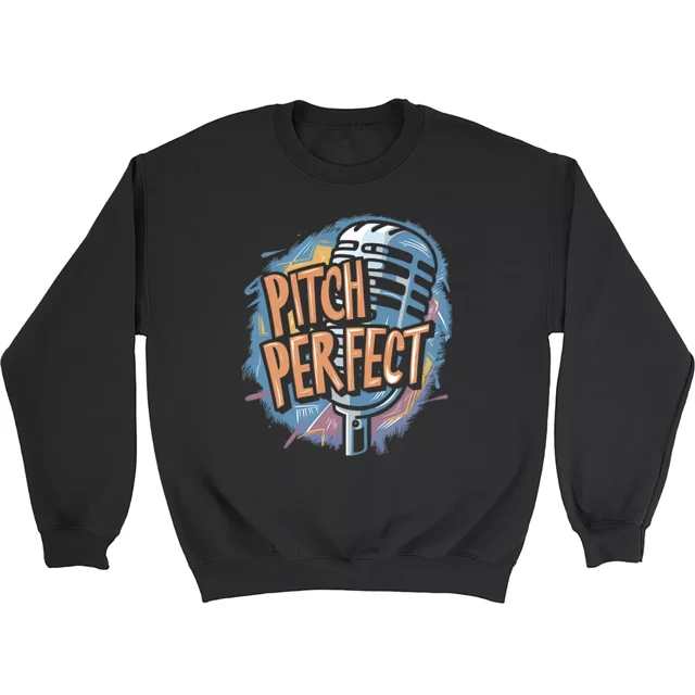 Pitch Perfect Singer Sweatshirt Mens Womens Karaoke Lyrics Singing