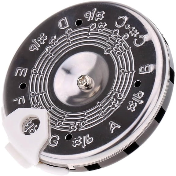 Pitch Pipe Tuner A Precise 13 Note Chromatic C-C Scale From The Master ?That's My Tune? Offers You Durable Chrome Plated Pipes With A Sliding Note Selector Giving You A Key To Be a Better Vocalist