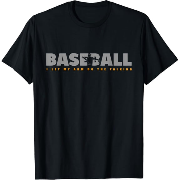 Pitcher Baseball Apparel Classic Cotton Tee Sport Graphic T-Shirt