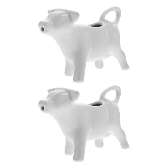 Pitcher Creamer Milk Ceramic Jug Sauce Cup Coffee Cow Pourer Gravy Cream Porcelain Dispenser Serving Frothing Boat Mini