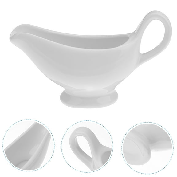 Small Ceramic Pitcher Creamer Sauce Boat with Mini Gravy Bowls, Dipping Dishes, Tea Pourer and Side Seasoning Bowls