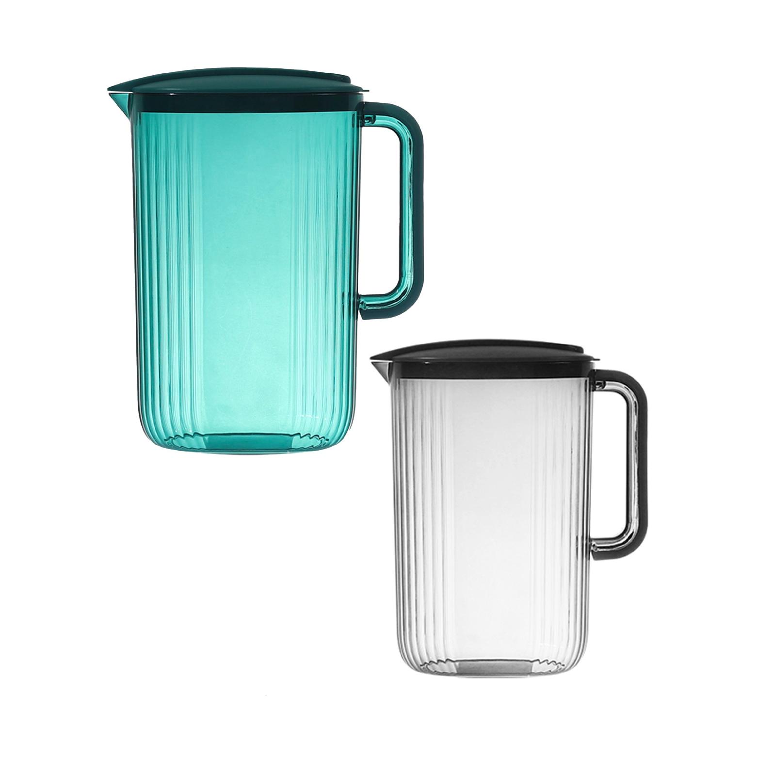 Pitcher With Lid Clear Acrylic Pitcher Proof Drink Pitcher Juice ...