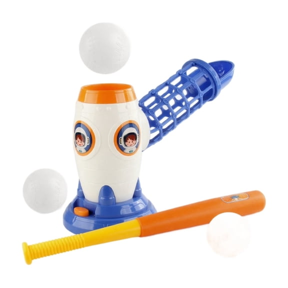 Pitching Machine for Kids, Baseball Batting Machine, Cute Automatic Baseball Launcher for Birthday Gifts, Backyard, Electric