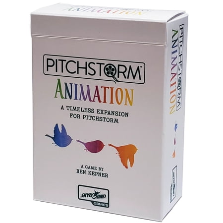 Pitchstorm: Animation Deck - A Timeless Expansion, 100 Themed Cards, Movie Pitching Party Card Game