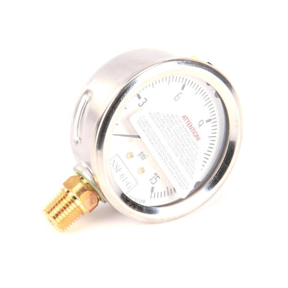 Pitco 60163501, Gauge, Pres 0-15 Psi Pasta