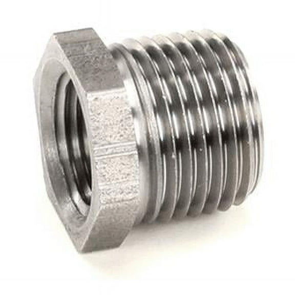 Pitco P7036014 0.5 x 0.37 in. NPT Black Hex Reducer Bushing