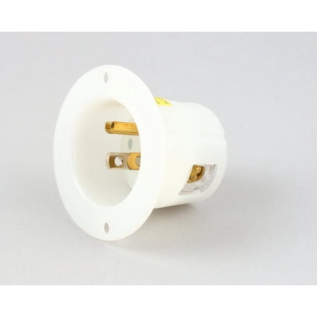 Pitco PP11379 125V NEMA 5-15P Flanged Inlet Receptacle - (Oem Part)