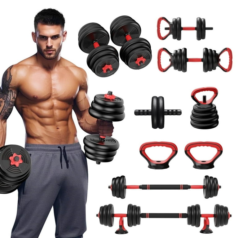 Pithage 5 in 1 Wide Grip Fitness Equipment - Dumbbell
