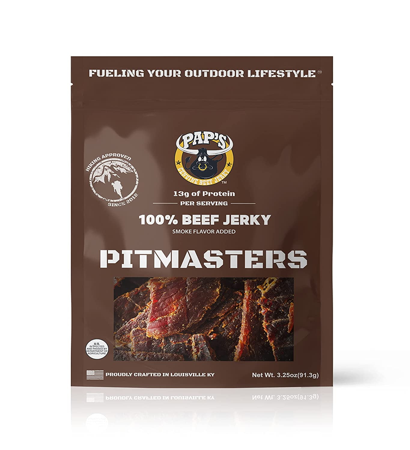 Pitmasters Jerky Keto, High Protein Snack 13g Protein and 90