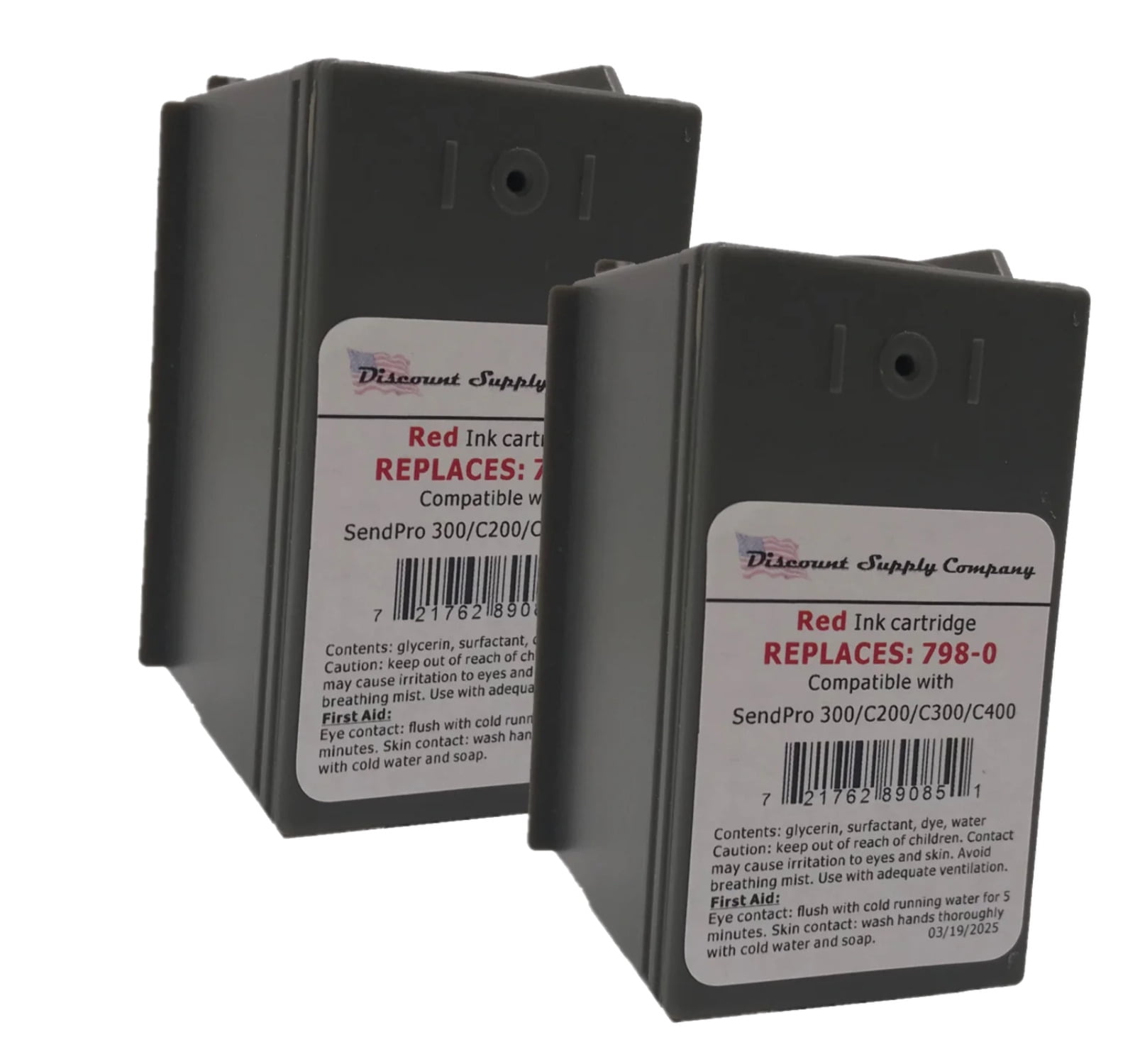 Pitney Bowes 2Pack of SL7980 Compatible Ink Cartridges for Sendpro