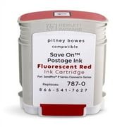 Pitney Bowes 787-0 Compatible Red Ink Cartridge Standard for SendPro P / Connect+ Series