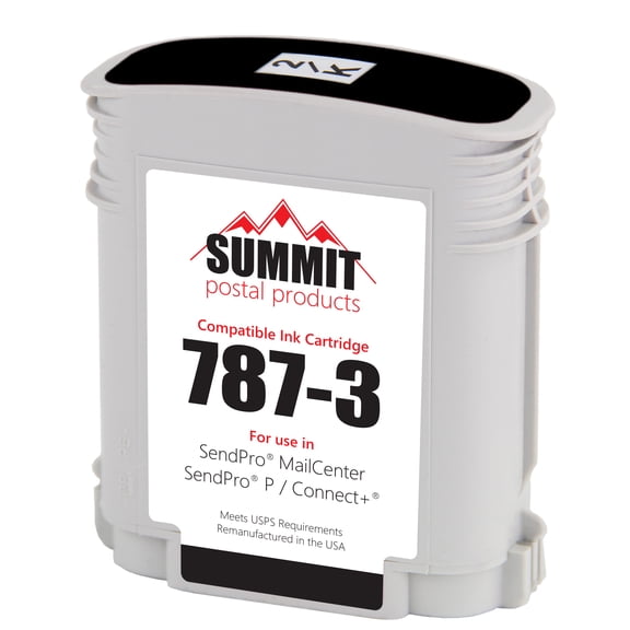 Pitney Bowes 787-3 Compatible Ink Cartridge for SendPro MailCenter/SendPro P/Connect+ Series