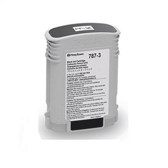 Pitney Bowes Compatible 787-3 Black Ink Cartridge (Large)