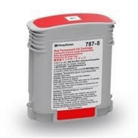 Pitney Bowes Compatible 787-8 Red Ink Cartridge (Large)