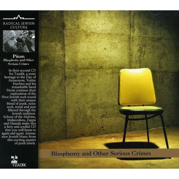 Pitom - Blasphemy and Other Serious Crimes - Alternative - CD