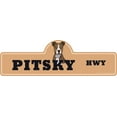 thumbnail image 1 of Pitsky Street Sign | Indoor/Outdoor | Dog Lover Funny Home Décor for Garages, Living Rooms, Bedroom, Offices | SignMission personalized gift | 18" Wide, 1 of 5