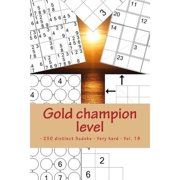 Pitstop Gold Gold champion level - 250 distinct Sudoku - Very hard - Vol. 18: 50 Killer Hermit - 50 Stepdoku - 50 Zero five - 50 Boom, Book 18, (Paperback)